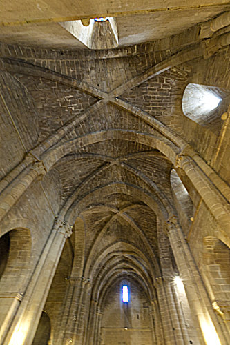 Bóveda del crucero del monasterio de la Oliva